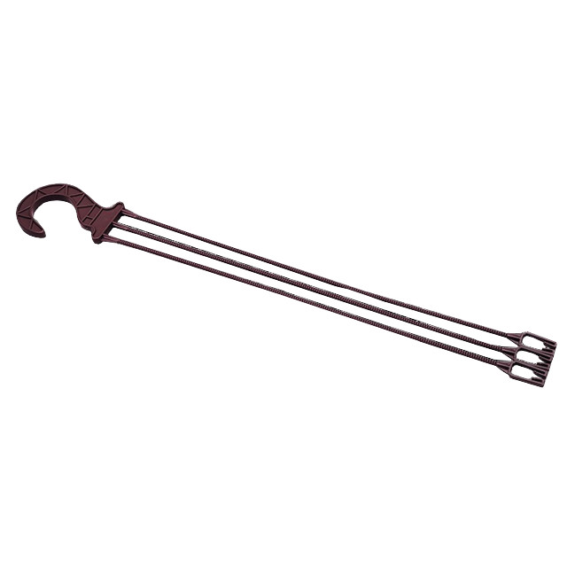 подвес для кашпо 45см темно-коричневый пластик